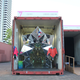 Illustration for article titled Theres a Trippy Walk-In Kaleidoscope Hiding In This Shipping Container